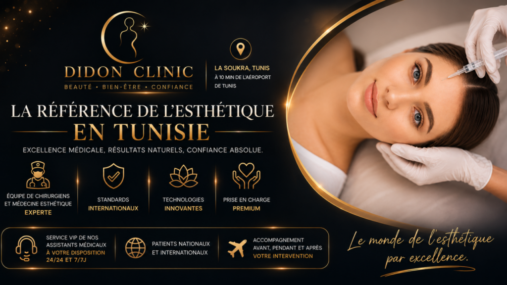Didon Clinic : L’excellence de la chirurgie et médecine esthétique de luxe en Tunisie